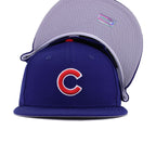 Chicago Cubs Dark Royal Blue Cooperstown AC New Era 59Fifty Fitted