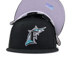 Florida Marlins Black Cooperstown AC New Era 59Fifty Fitted