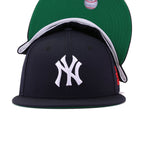 New York Yankees Navy 1977 World Series Cooperstown Green Bottom New Era 59Fifty Fitted