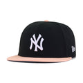 New York Yankees Black Peach New Era 59Fifty Fitted