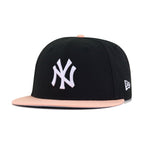 New York Yankees Black Peach New Era 59Fifty Fitted