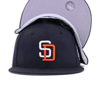 San Diego Padres Navy 1998 World Series Cooperstown New Era 59Fifty Fitted