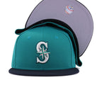 Seattle Mariners Northwest Green Navy New Era 59Fifty Fitted