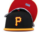 Pittsburgh Pirates Black R Gold Cooperstown AC New Era 59Fifty Fitted