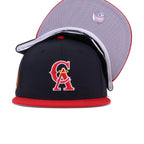 California Angels Navy Scarlet 25th Anniversary New Era 59Fifty Fitted