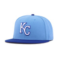 Kansas City Royals Sky Blue Light Royal Blue 2010 New Era 59Fifty Fitted
