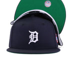 Detroit Tigers Navy 1984 World Series Cooperstown Green Bottom New Era 59Fifty Fitted