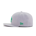 Oakland Athletics Grey Shamrock Logo New Era 59Fifty Fitted