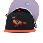 Baltimore Orioles Black Orange 1999 Cooperstown AC New Era 59Fifty Fitted