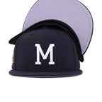 Milwaukee Braves Navy 1957 World Series New Era 59Fifty Fitted