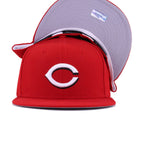 Cincinnati Reds Scarlet Cooperstown AC New Era 59Fifty Fitted