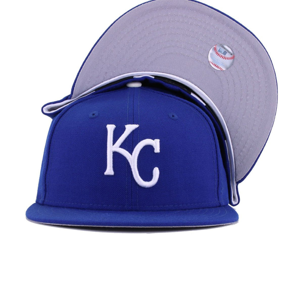 Kansas City Royals Light Royal Blue Cooperstown AC New Era 59Fifty Fitted