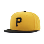 Pittsburgh Pirates A Gold Black New Era 59Fifty Fitted