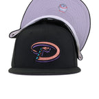 Arizona Diamondbacks Black Cooperstown AC New Era 59Fifty Fitted