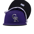 Colorado Rockies Purple FLIP Cooperstown AC New Era 59Fifty Fitted