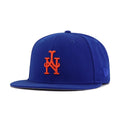 New York Mets Light Royal Blue Upside Down New Era 59Fifty Fitted