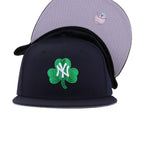 New York Yankees Navy Lucky Shamrock New Era 59Fifty Fitted