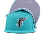 Florida Marlins Teal Cooperstown AC New Era 59Fifty Fitted