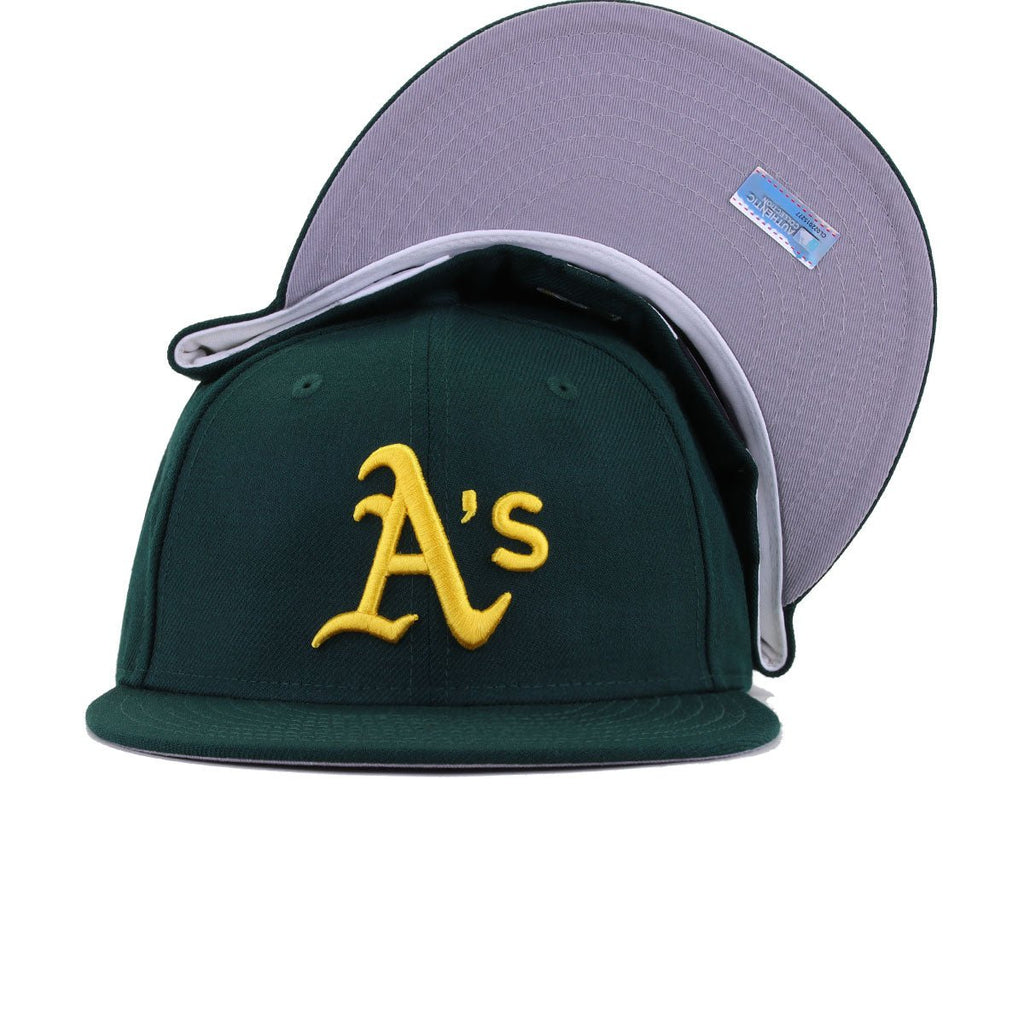 Oakland Athletics Dark Green Cooperstown AC New Era 59Fifty Fitted