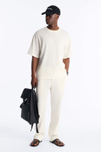 Pure Form Plisse Tee - Cream image 2