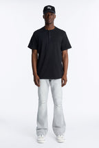 Dreamy Stacked Slim Flare Jeans - Grey image 2