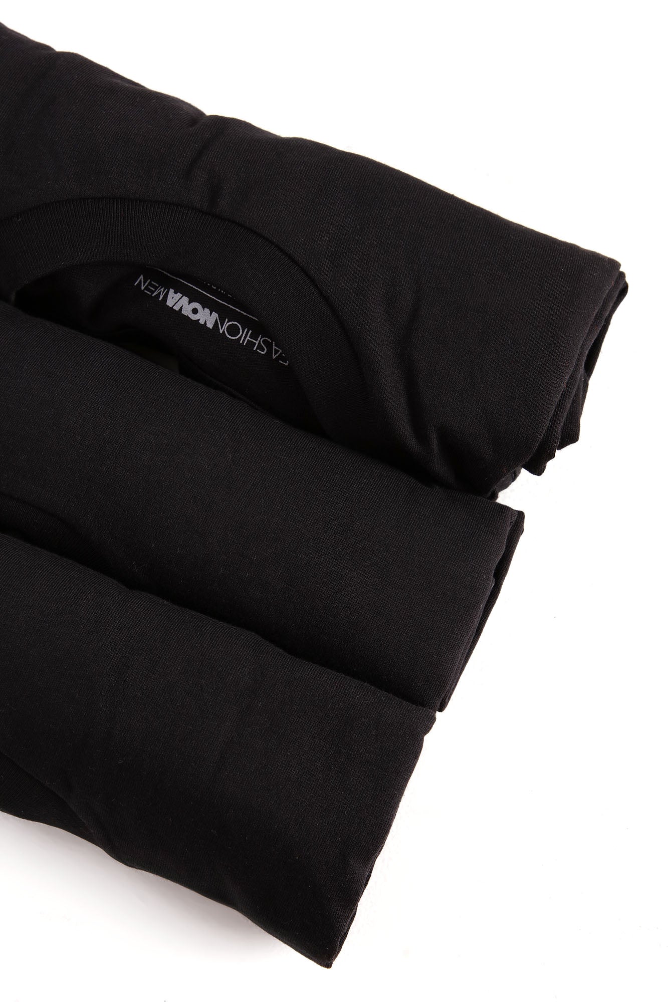 FN Essential Crew Tees 3 Pack - Black image 1