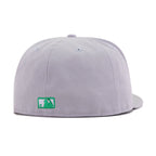 Oakland Athletics Grey Shamrock Logo New Era 59Fifty Fitted