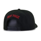 New York Yankees Black Radiant Red Logo New Era 9Forty A-Frame Snapback