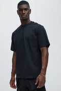Oversized Heavyweight Tee 240GSM - Black image 1