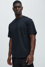 Oversized Heavyweight Tee 240GSM - Black image 1