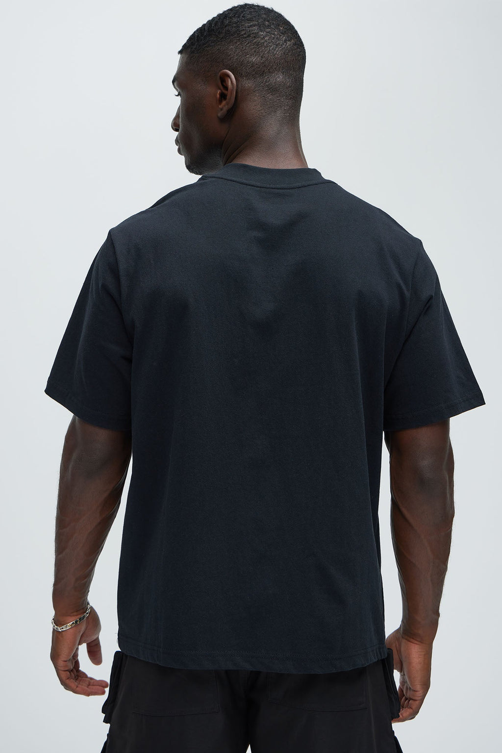 Oversized Heavyweight Tee 240GSM - Black image 3