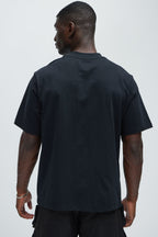 Oversized Heavyweight Tee 240GSM - Black image 3