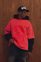 Kyle Oversized Tee - Red image 4