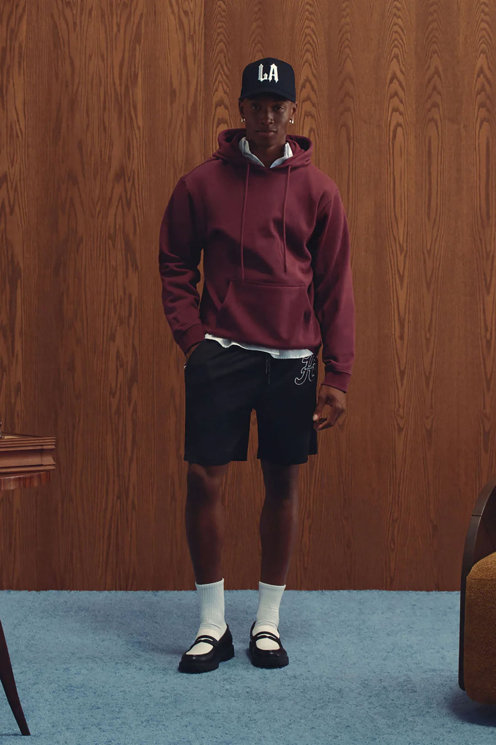 Tyson Hoodie - Burgundy image 4