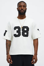 Athletic Oversized Tee - White image 1