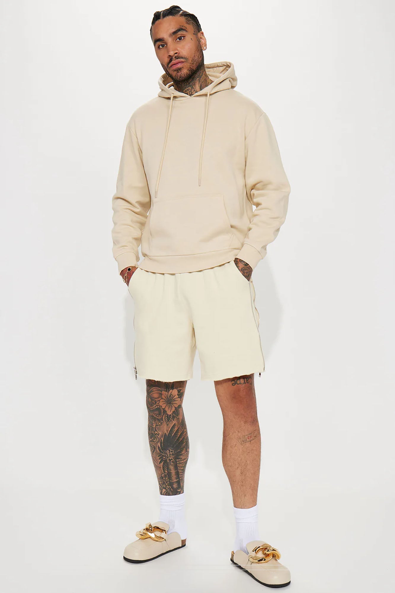 Tyson Hoodie - Tan image 2