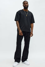 Lingo Textured Relaxed Tee - Black image 2