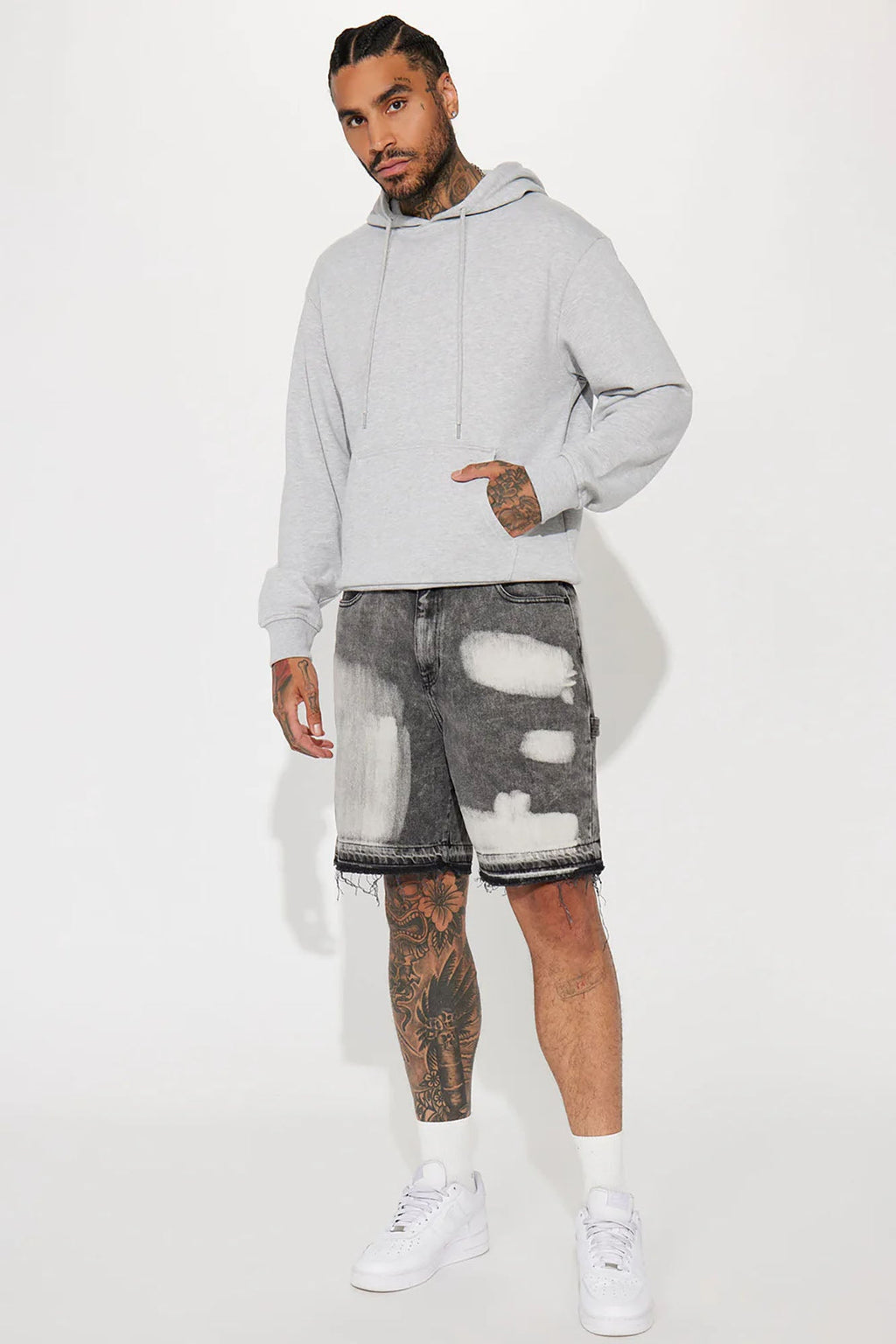 Tyson Hoodie - Heather Grey image 4