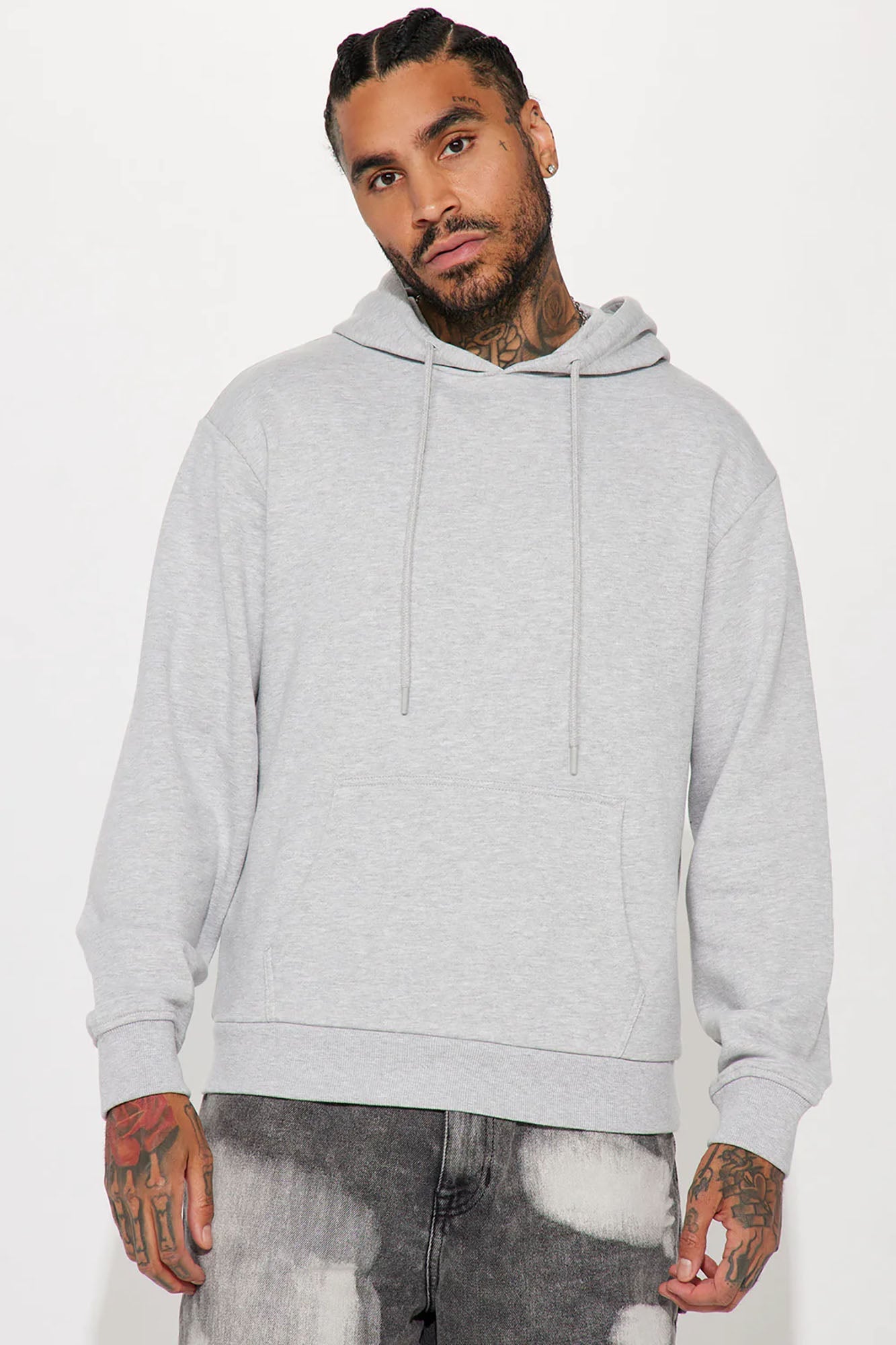 Tyson Hoodie - Heather Grey image 3