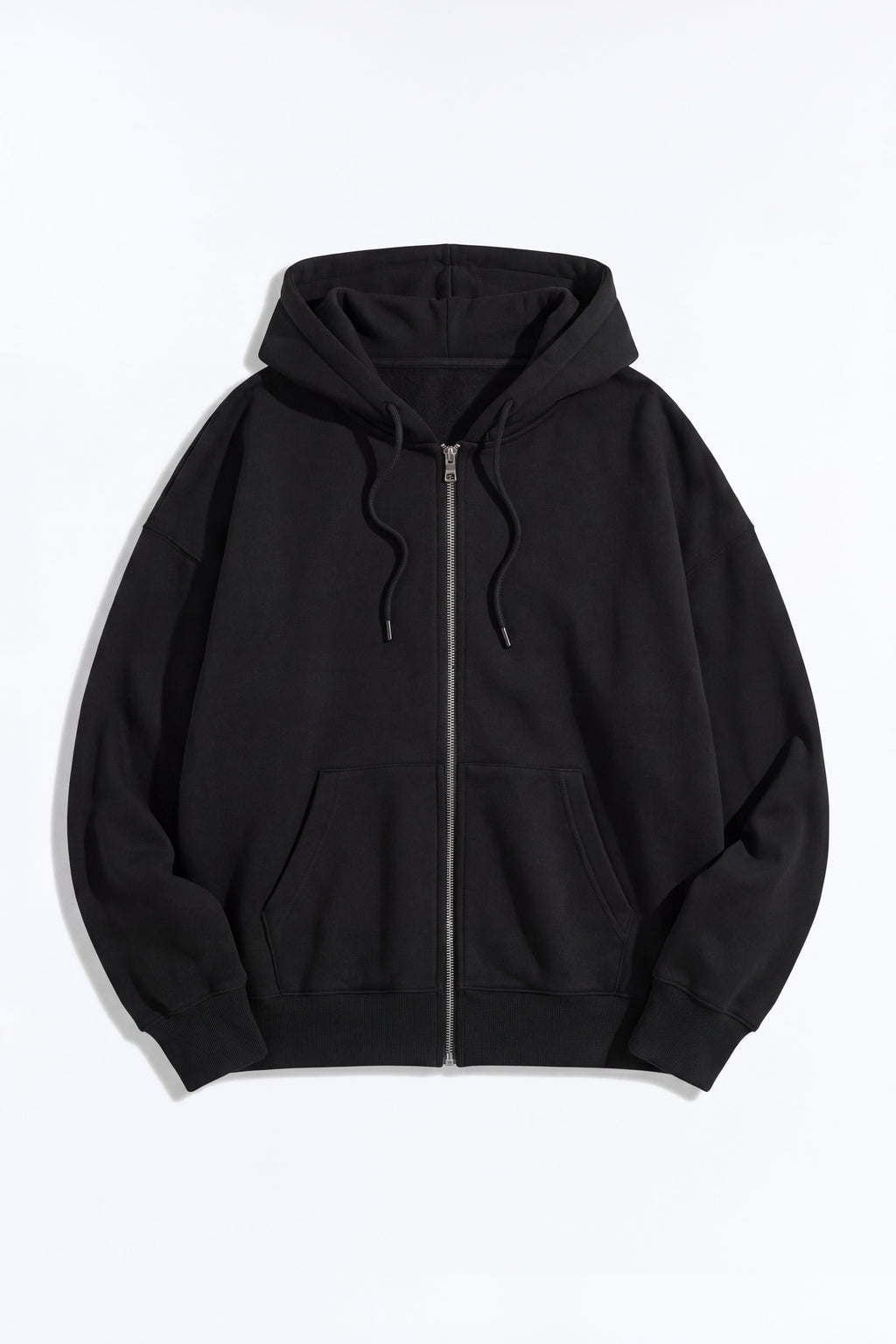 Tyson Zip Up Hoodie - Black image 2