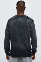 Dion Oversized Long Sleeve Tee - Black image 3