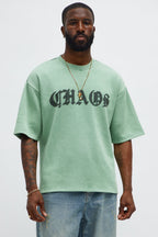 Chaos Oversized Tee - Green image 1