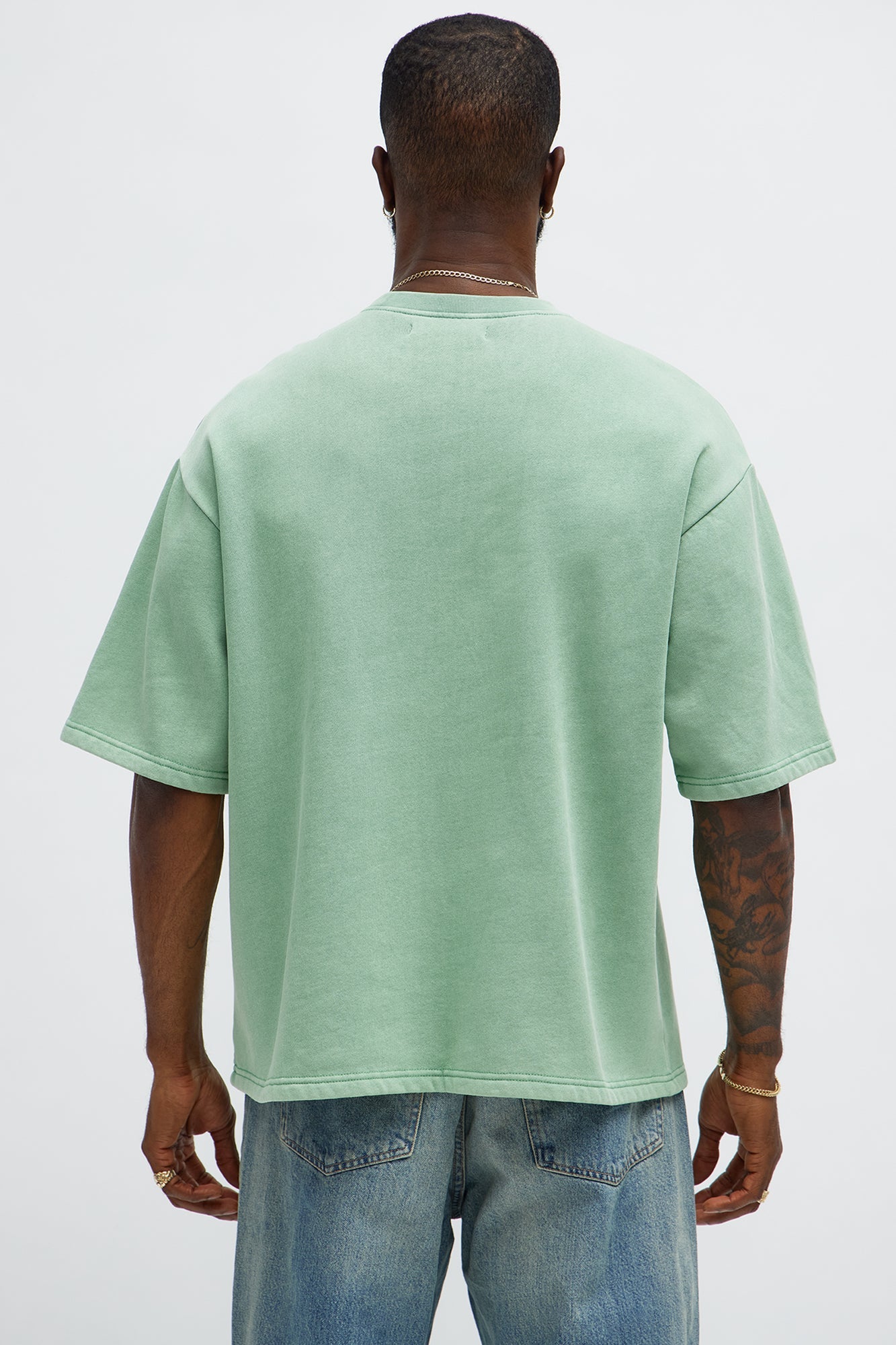 Chaos Oversized Tee - Green image 3
