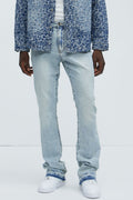 Cornell Stacked Skinny Flare Jeans - Light Wash image 1
