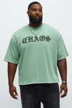 Chaos Oversized Tee - Green image 4