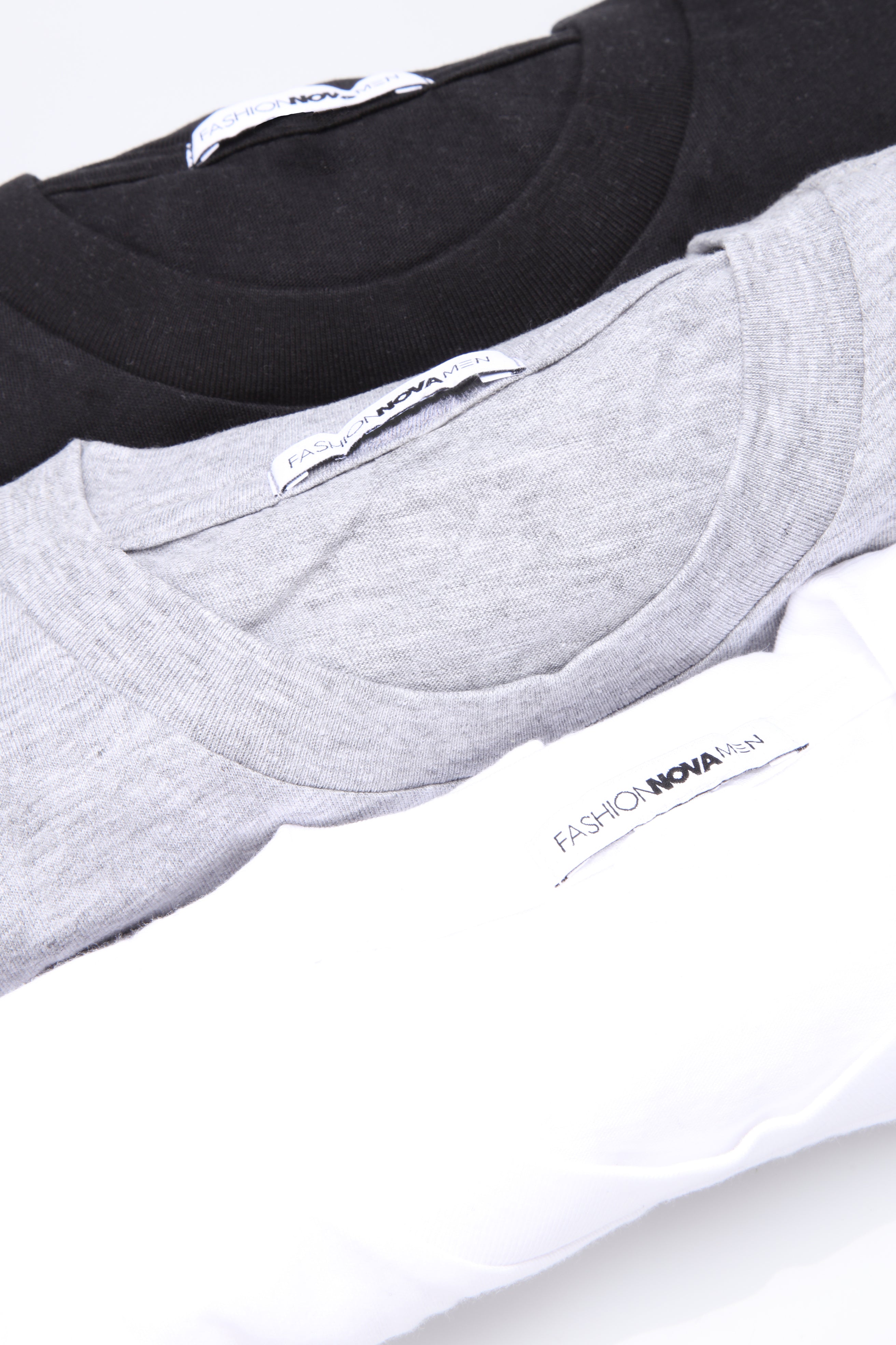 FN Essential Crew Tees 3 Pack - Black/combo image 1