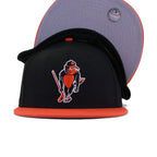 Baltimore Orioles Black Orange HOCKEY BIRD New Era 59Fifty Fitted