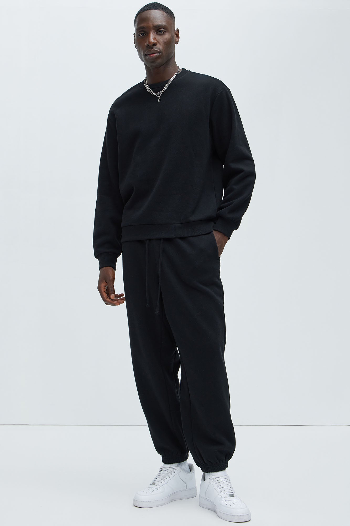 Tyson Crew Neck Sweatshirt - Black image 2