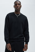 Tyson Crew Neck Sweatshirt - Black image 1