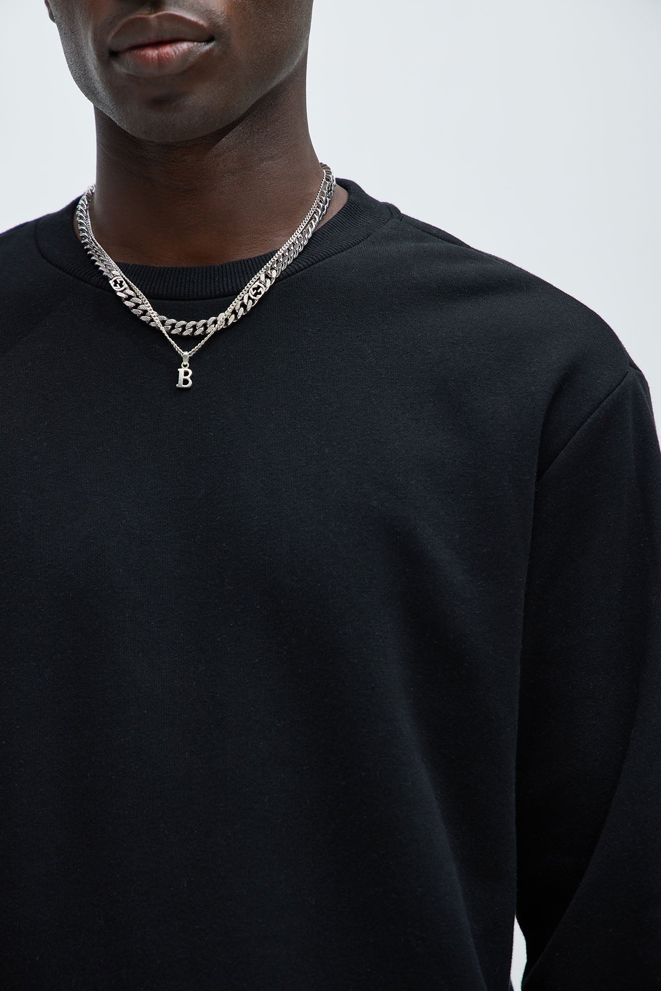 Tyson Crew Neck Sweatshirt - Black image 3